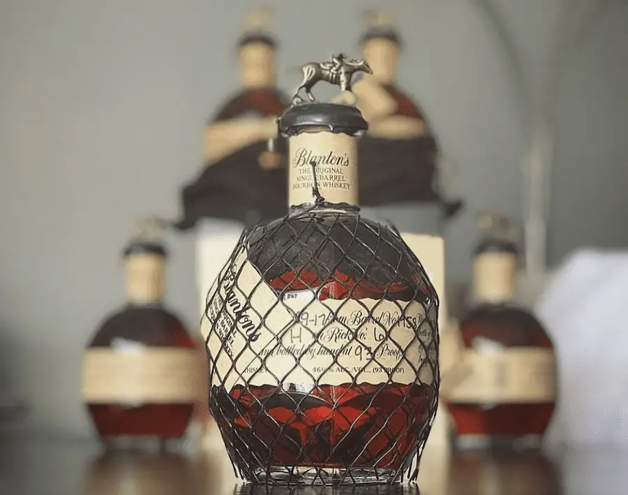 Blanton's Whiskey bottles